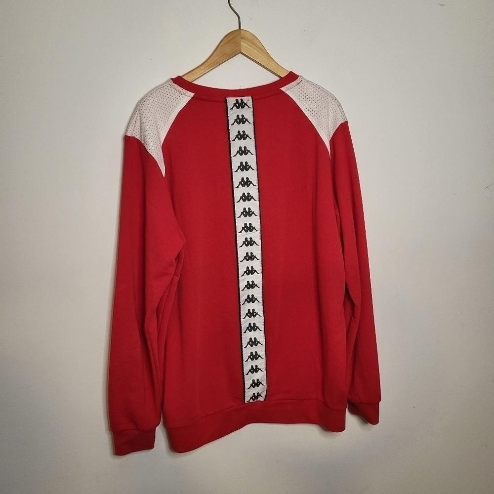 Kappa Sweatshirt Bernel Red Man Size Large - Picture 6 of 11